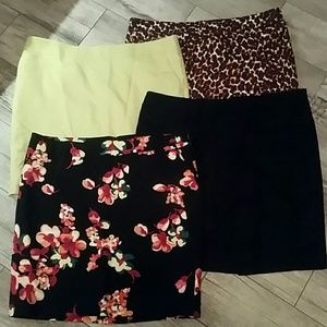 Set of 4 pencil skirts size 18s
